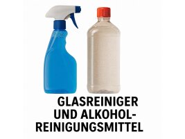 Glasreiniger und Alkohol-Reinigungsmittel - Streifenfreie Reinigung für Gewerbe