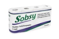 Toilettenpapier 3-lg. Zellstoff, 150 Blatt, 96 Rollen (12...