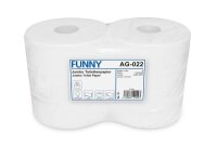 Jumbo-Toilettenpapier 2-lagig, hochweiß...