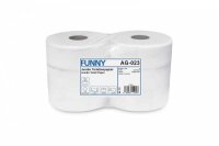 Jumbo Toilettenpapier, 2-lagig, hochweiß,...