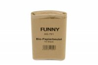 Bio-Papierbeutel 10 l unbedruckt, 300 Stück (30 x 10)