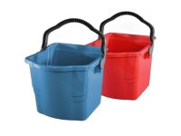 Doppelfahrwagen, 2 x 25 Liter Eimer, Mopp-Presse