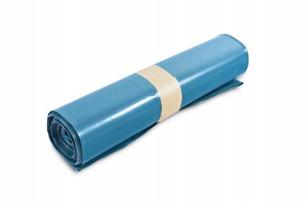 LDPE-Reg Müllsack Typ 150, blau, 120 l, 100 Stück (10 Rollen à 10)