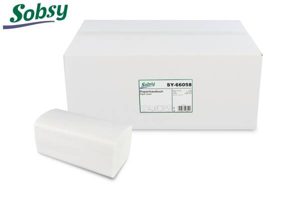 Papierhandtücher, 2-lg., 21 x 21 cm, V-Falz, hochweiß, 4.000 Blatt