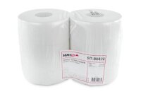 Jumbo-Toilettenpapier 2-lagig, Zellstoff, 6 Rollen