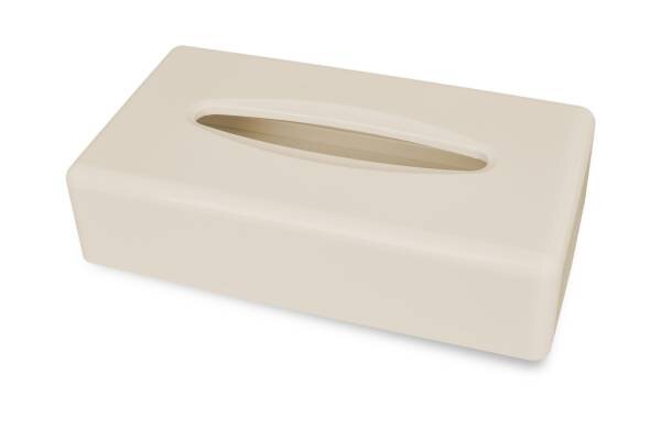 Kosmetikboxen-Spender, beige, Kunststoff