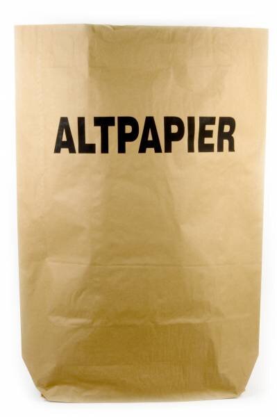 Papiermüllsäcke 120 l bedruckt "Altpapier", 25 Stück