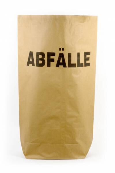 Papiermüllsäcke 70 l bedruckt, 25 Stück