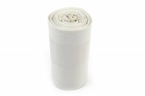 Müllbeutel PE, weiß, extra stark, 360 Stück (9 Rollen à 40)