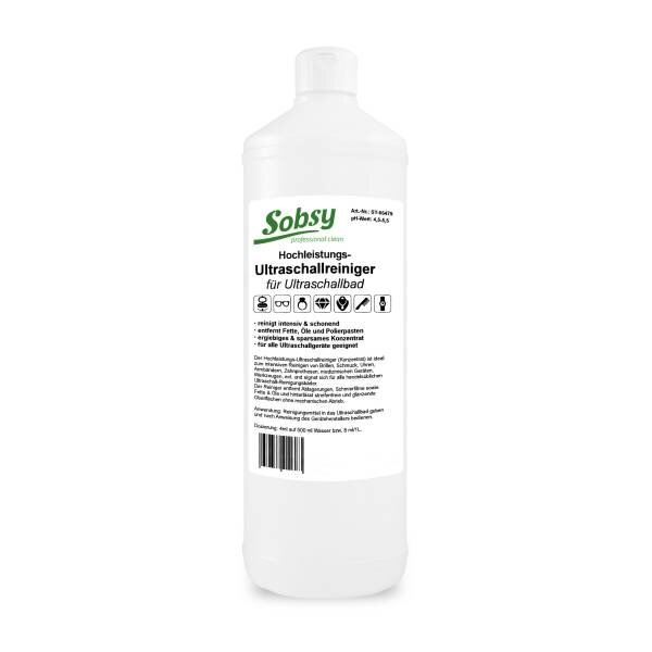 Ultraschallreiniger, 6 x 1 Liter