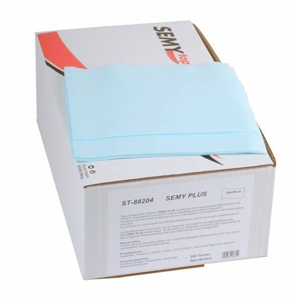 Plus Spenderbox, türkis, 1.200 Stück (6 Boxen à 200)