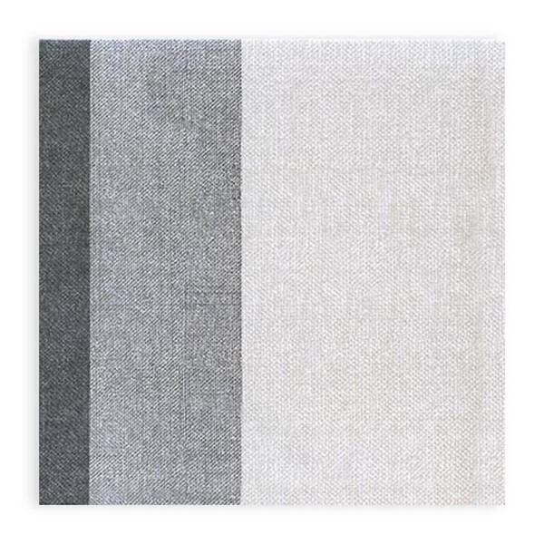Airlaid Motivserviette gestreift sandbeige, 44x44cm, 800 Stück (16 x 50)