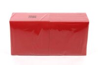 Tafelserviette 40 x 40 cm, rot, 3-lagig, 1.000 Stück...