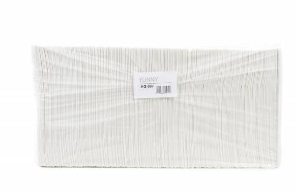Tafelserviette, 1/8 Falz, hochweiß, 3lagig, 1.600 Stück (8 x 200)