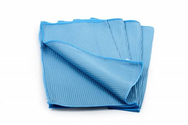 Mikrofaser-Waffeltuch, blau, 10 Stück