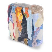 Kattun Putzlappen, bunt, 10 kg Ballen