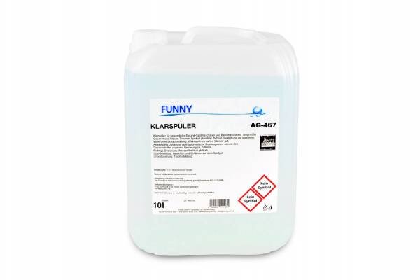 Klarspüler für Spülmaschinen, schaumarm, schonend, 10 Liter