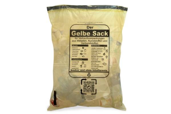 Der Gelbe Sack, Zugbandsäcke 90 Liter, 260 Stück (20 Rollen à 13)
