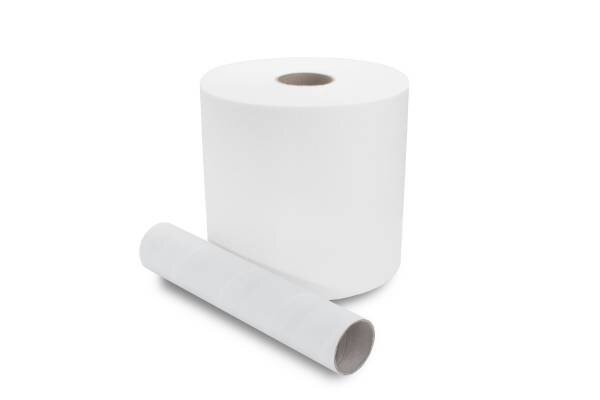 Handtuchrolle 2-lagig Zellstoff, Doppelkern, 6 Rollen