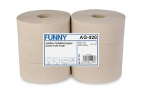 Jumbo Toilettenpapier, 1-lagig, Recycling, geprägt,...
