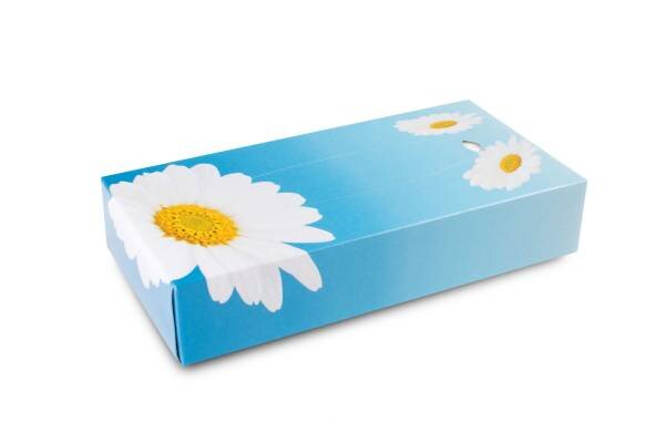 Kosmetikboxen, 2-lagig, extra-soft, Motivbox, Karton à 40 Boxen