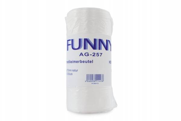 Kosmetikeimerbeutel, transparent, 10 Liter, 2.000 Stück (40 Rollen à 50)