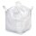 PP Big Bag mit Schürze, weiß, 90x90x90cm, SWL 1000kg