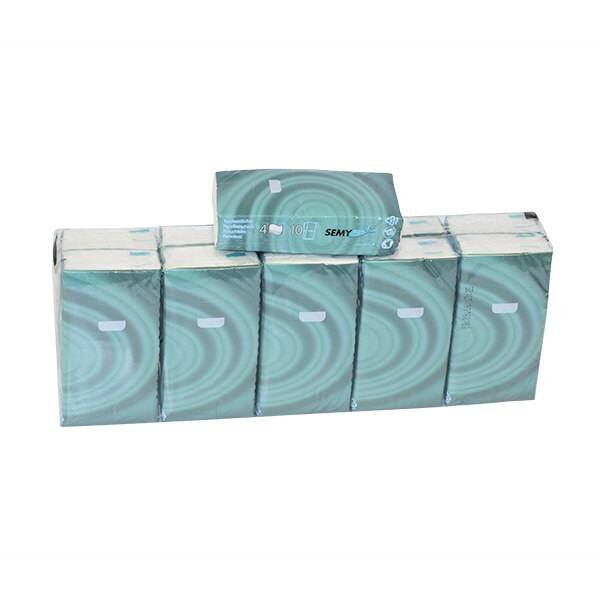 Taschentücher, 4-lagig, hochweiß, Zellstoffpapier, 3.000 Stück (10 x 300)