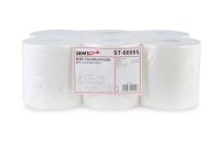 Handtuchrolle 2-lagig, MIDI, Zellstoff, 6 Rollen