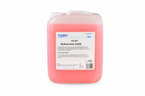 Seifencreme, hautverträglich, 10 Liter, mikroplastikfrei