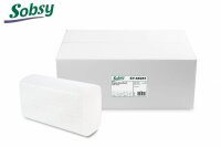 Papierhandtuch 20,5x24cm, 2-lg, h-weiß, Karton...