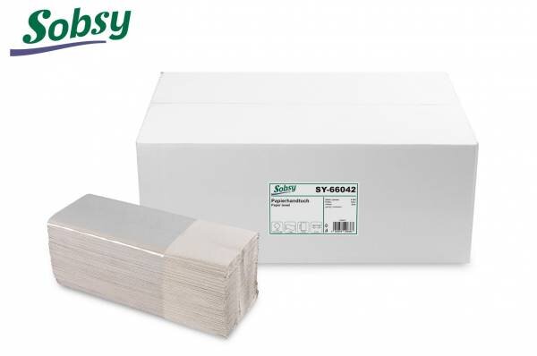 Papierhandtuch 25x31 cm 1-lg, natur, Karton à 4.000 Blatt