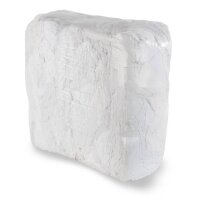 Trikot Putzlappen, weiß, 10 kg Ballen