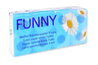 Toilettenpapier, 150 Blatt, 3-lagig, hochweißer...