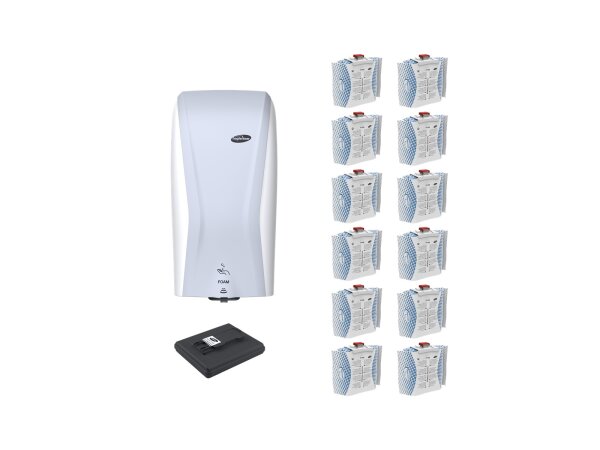 Set Schaumseife & Spender hybrid white