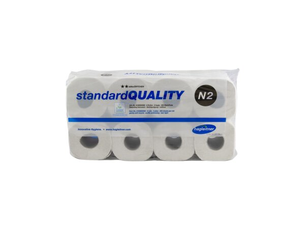 stillesÖRTCHEN STANDARD N2 – 2-lagiges Standard Toilettenpapier, 64 Rollen à 250 Blatt