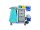 safetyTROLLEY ALLROUND T3 – Reinigungswagen groß, 1-stufig mit Tragebox