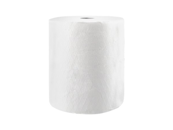 putzPAPIER STANDARD H2 – Putzpapierrolle 2-lagig weiß, 456 Blatt, 2 Rollen à 137 m