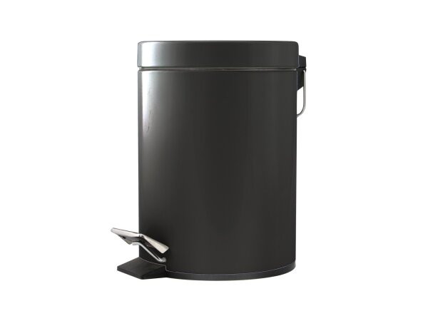 pedalBIN S metal black – Abfallbehälter schwarz