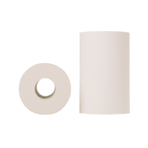 miniROLLE N1 – Putzpapierrolle 1-lagig Recycling, 12 Rollen à 100 m