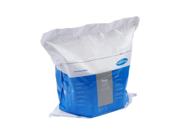 hup DRY XL roll – Vliestuch trocken, XL-Rolle, 3 Rollen à 90 Tücher