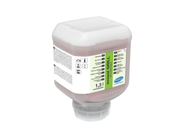 ecosol GRILL 4PURE/MIX – Grillreiniger, Karton à 2 x 1,3 Liter