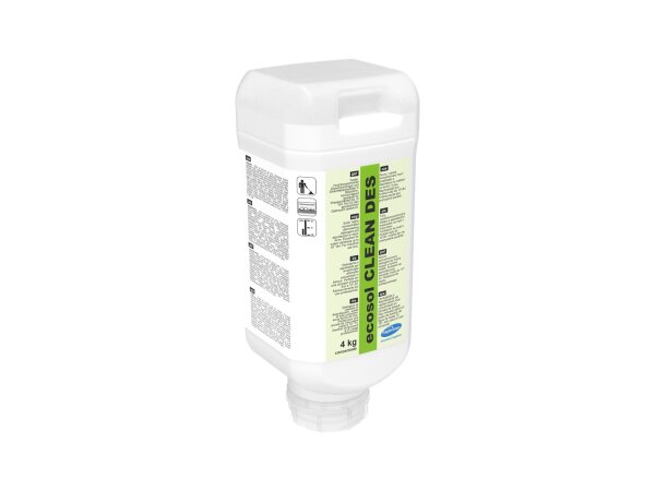 ecosol CLEAN DES – Geschirrdesinfektion, Karton à 4 x 4 kg