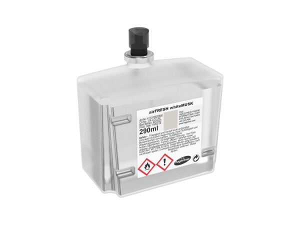 airFRESH whiteMUSK – Raumduft Weißer Moschus, Karton à 8 x 290 ml