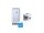 Set Toilettenpapier & Spender hybrid white
