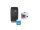 Set Toilettenpapier & Spender hybrid black