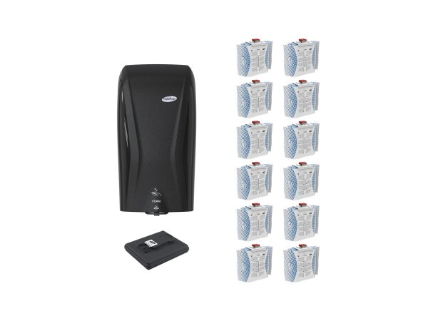 Set Schaumseife & Spender hybrid black