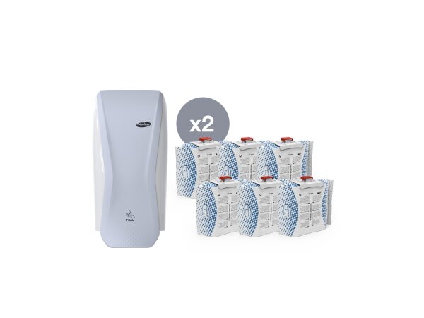 Set Schaumseife & Spender analog white