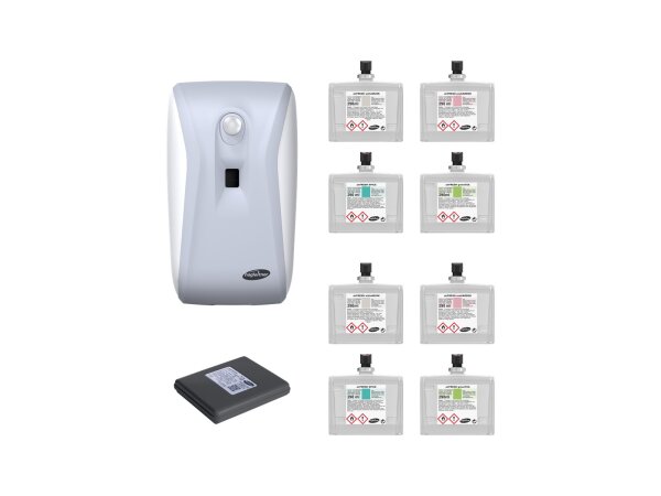 Set Raumduft & Spender hybrid white