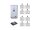 Set Raumduft & Spender hybrid white
